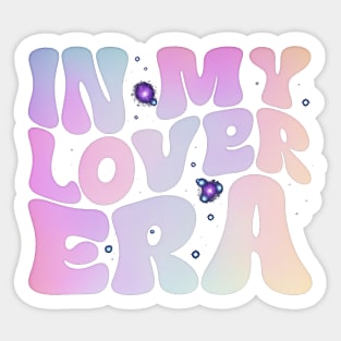 In My Lover Era Groovy Retro Sticker